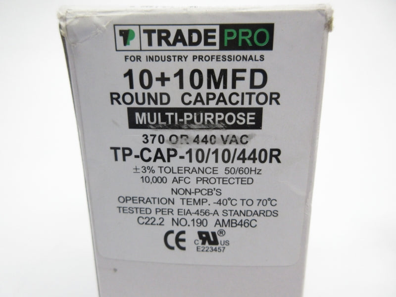 TRADEPRO TP-CAP-10/10/440R 440VAC NSMP