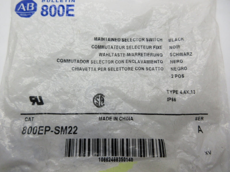 ALLEN BRADLEY 800EP-SM22 SER. A NSMP