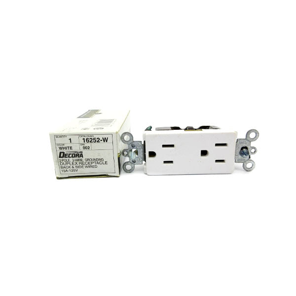 LEVITON 16252-W 125V 15A NSMP
