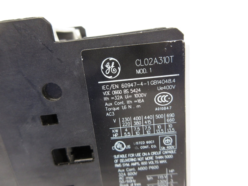 GENERAL ELECTRIC CL02A310TJ 110/120V NSNP