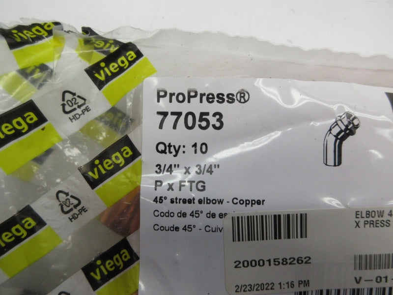 VIEGA 77053 (PKG OF 10) NSMP