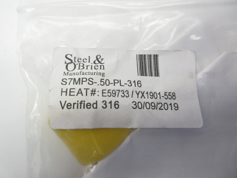 STEEL & OBRIEN S7MPS-.50-PL-316 NSMP