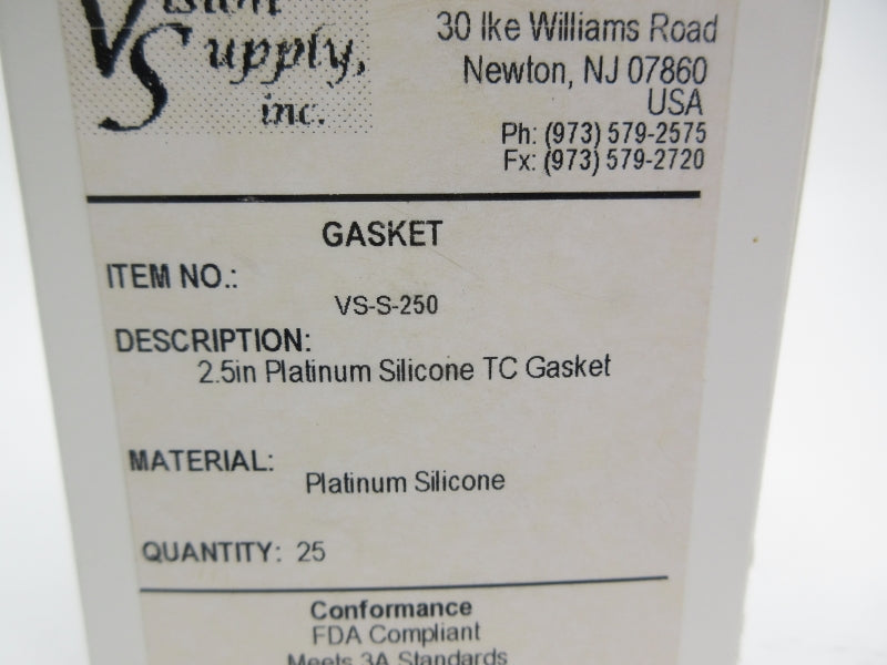 VISION SUPPLY VS-S-250 2.5" (PKG OF 25) NSMP