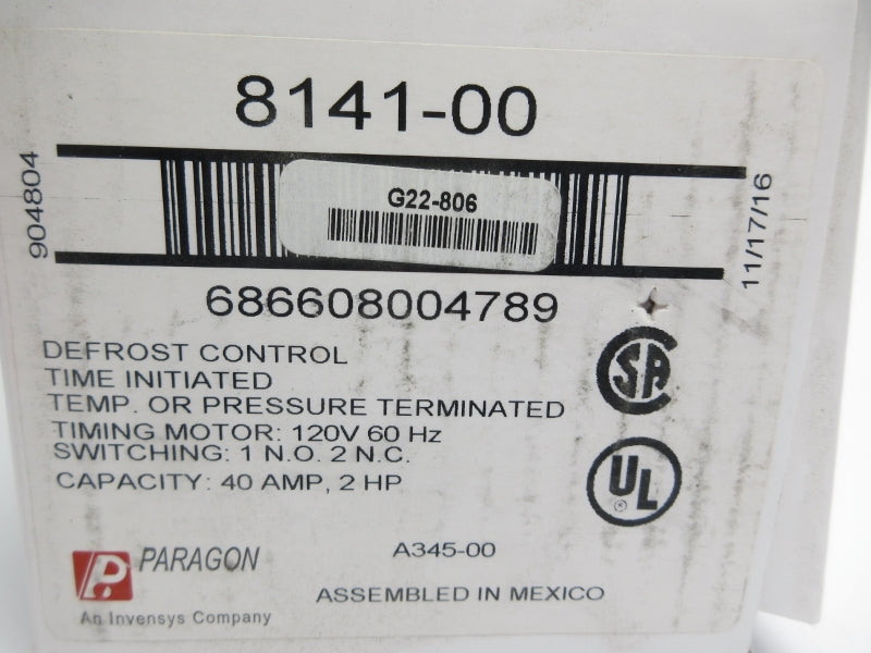 PARAGON 8141-00 120V 40A NSMP