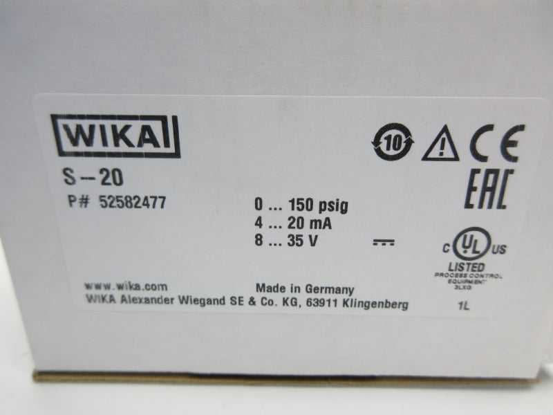 WIKA 52582477 8-35V 150PSI NSMP