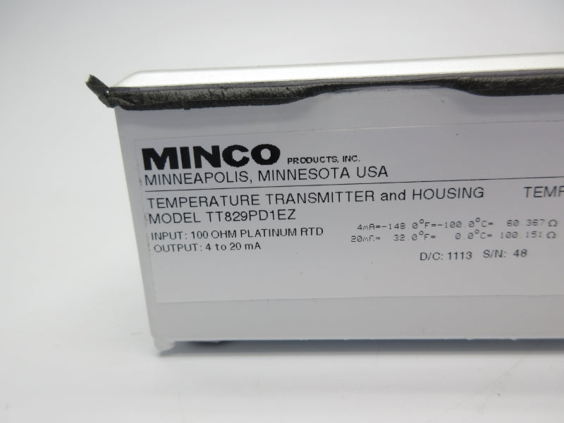 MINCO TT829PD1EZ NSNP