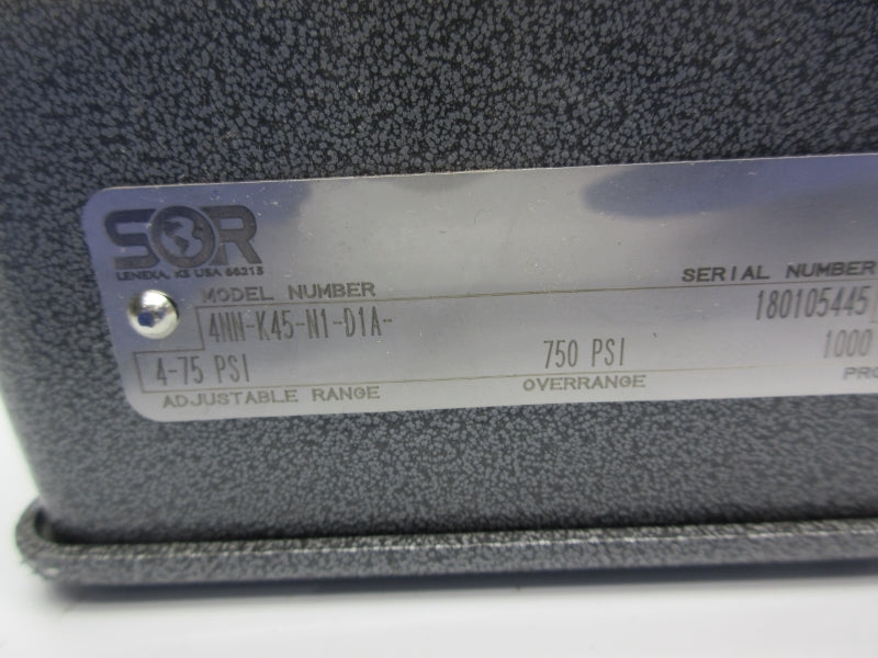 SOR 4NN-K45-N1-D1A 750PSI NSNP