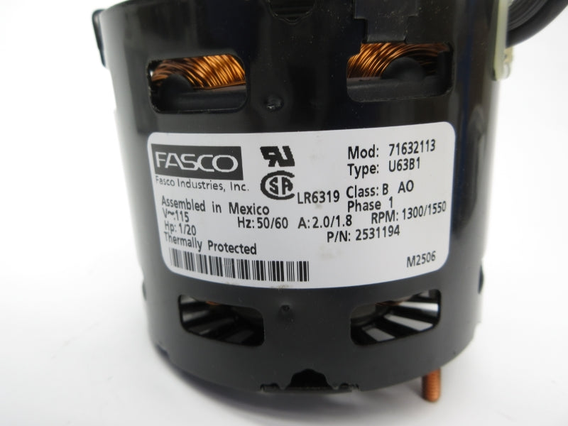 FASCO 71632113 115V 2.0/1.8A NSNP