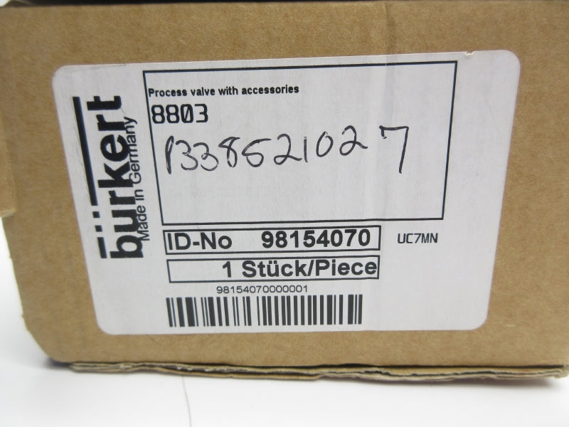 BURKERT 98154070 145PSI 3/4" NSMP