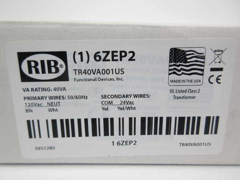 RIB TR40VA001US 120VAC NSMP