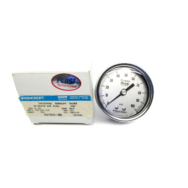 ASHROFT 251009SW02BXLJLL100# 100PSI 2-1/2" NSMP