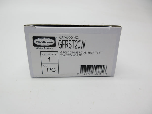 HUBBELL GFRST20W 125V 20A NSMP