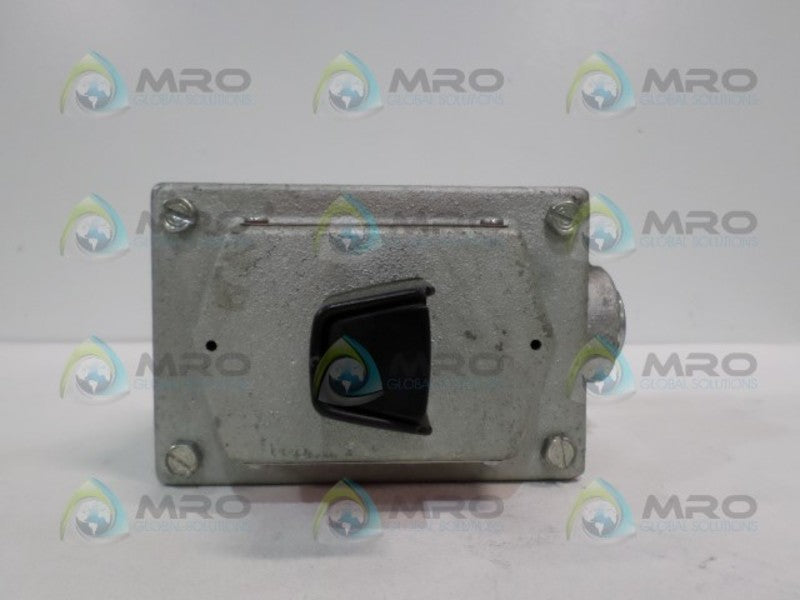 CROUSE-HINDS EFS2155 PUSHBUTTON STATION  NSNP