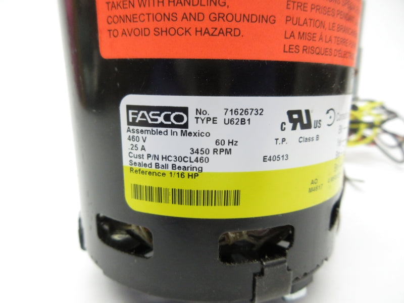 FASCO HC30CL460 460V .25A NSNP