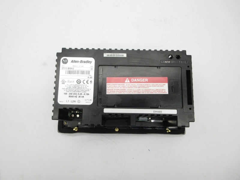 ALLEN BRADLEY 2711-B5A2 SER. H F/W 4.48 100-240VAC 0.25-0.15A NSNP