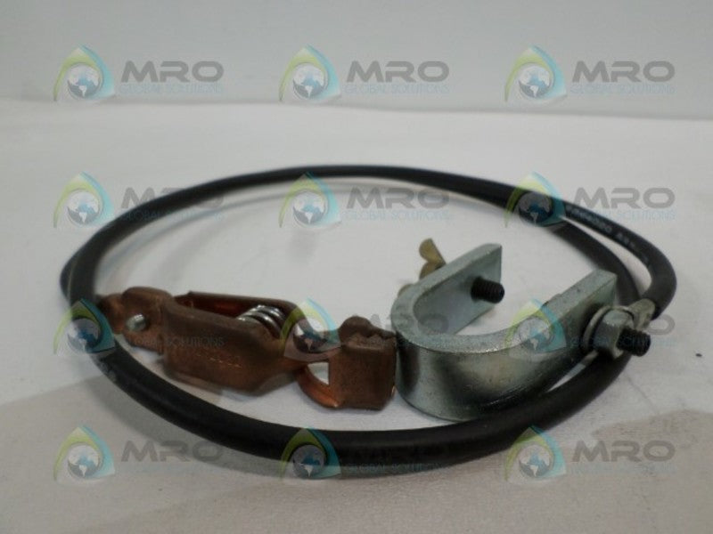 WESCO 4A442 GROUNDUNG WIRE w/ CLAMP AND INSULATION  NSMP