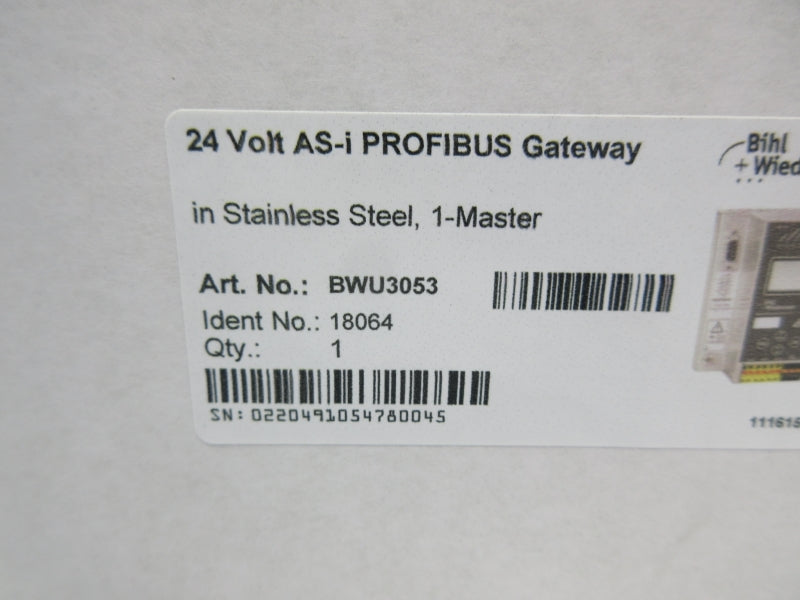 BIHL WIEDEMANN BWU3053 24V NSMP