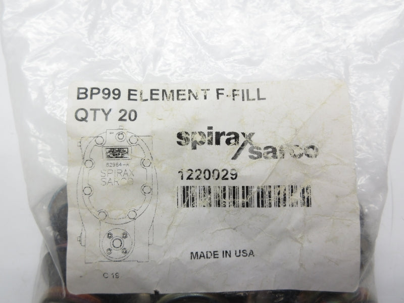 SPIRAX SARCO 1220029 (PKG OF 20) NSMP