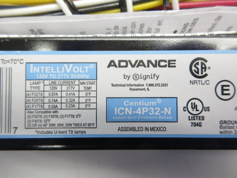 ADVANCE ICN-4P32-N 120/277V NSNP