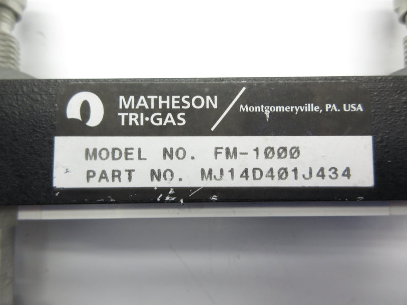 MATHESON MJ14D401J434 FM-1000 NSNP