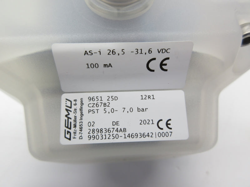 GEMU 28983674AB 965125D12R1 26.5-31.6VDC NSNP