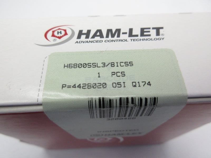 HAMLET H6800SSL3/8ICSS NSFS