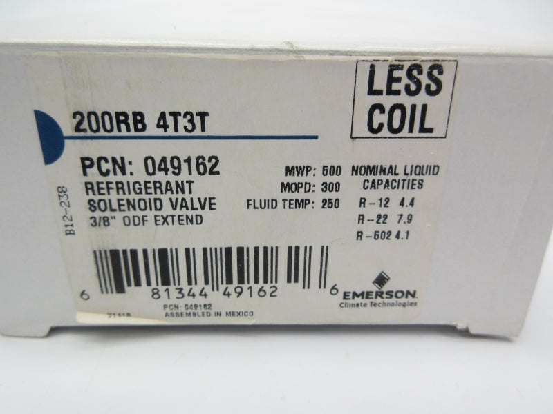 EMERSON 200RB4T3T 3/8" NSMP