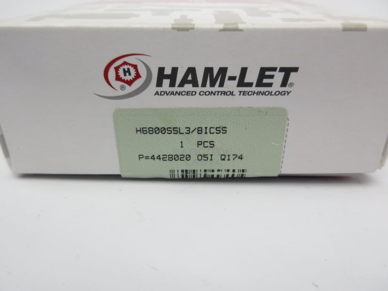HAMLET H6800SSL3/8ICSS 6000PSI NSMP