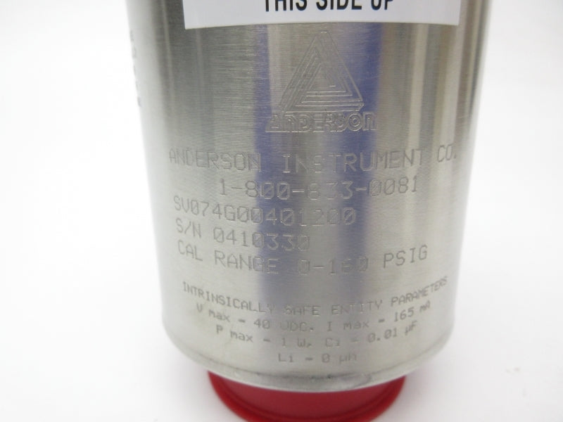 ANDERSON INSTRUMENT SV074G00401200 0-160PSI NSNP