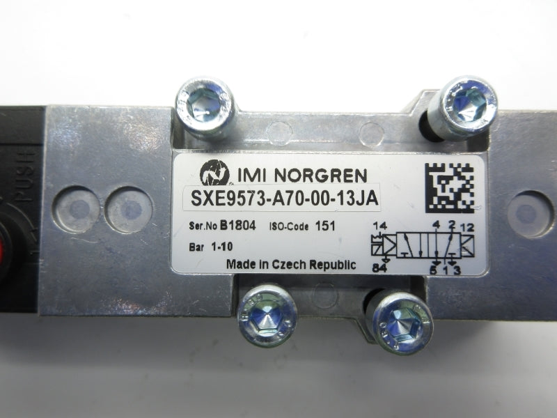 IMI NORGREN SXE9573-A70-00-13JA 24VDC NSNP