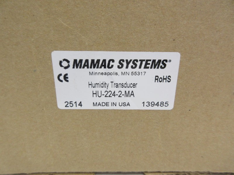 MAMAC SYSTEMS HU-224-2-MA NSMP