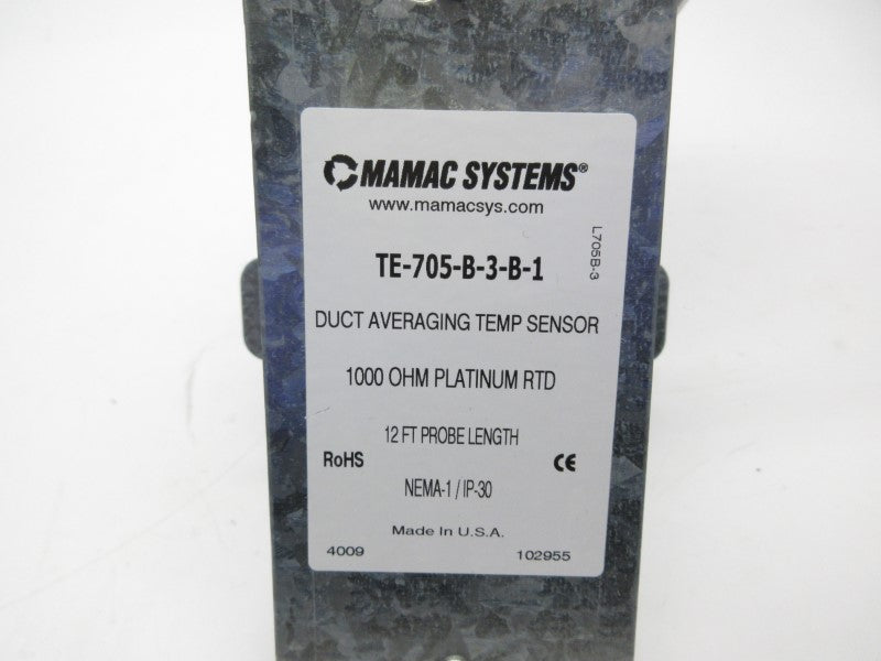 MAMAC SYSTEMS TE-705-B-3-B-1 NSNP