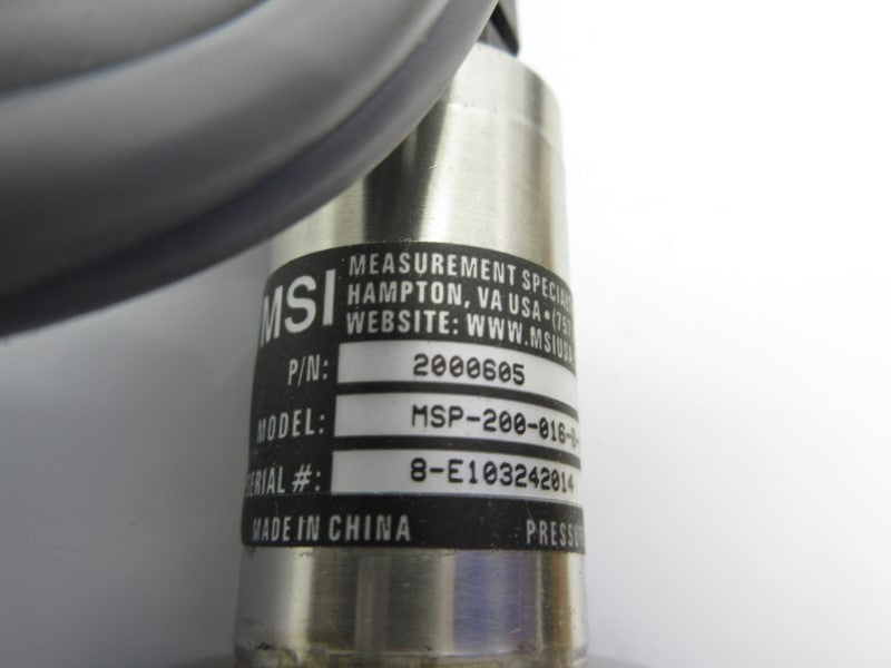 MSI 2000605 MSP-200-016-B-5-X-X-0185B NSNP