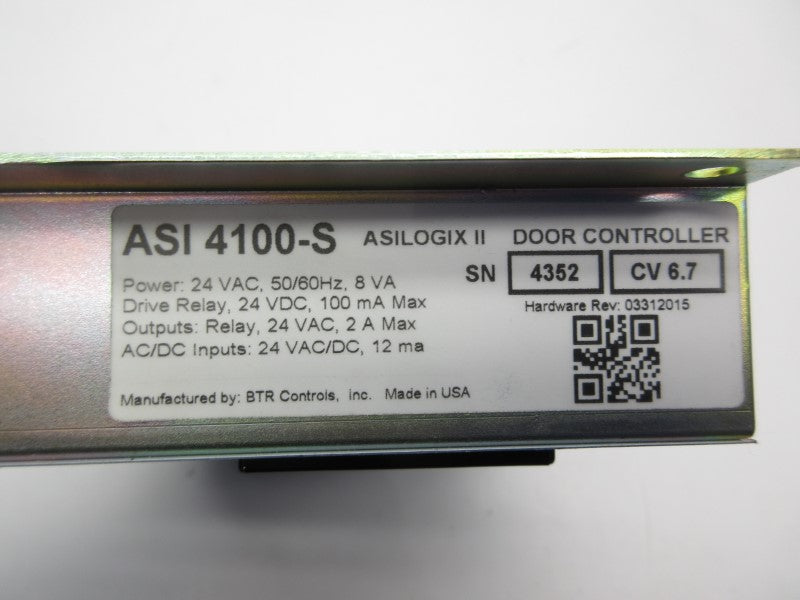 BTR CONTROLS ASI4100-S 24VAC/DC UNMP