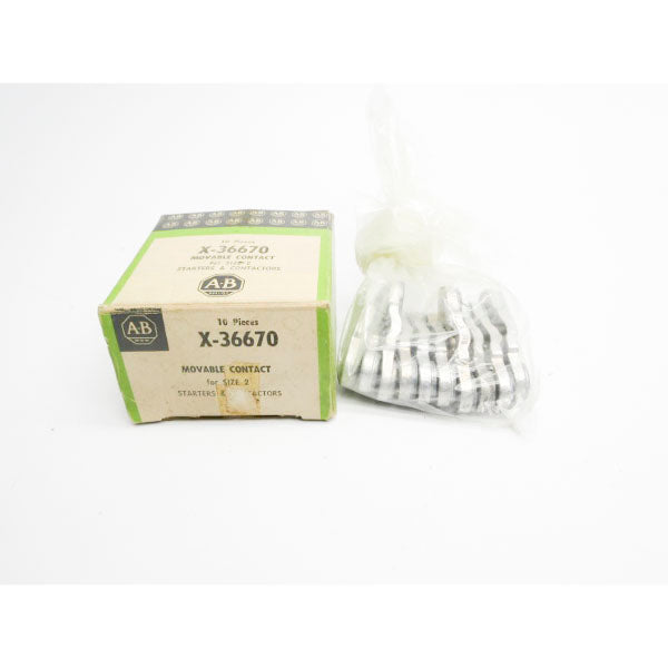ALLEN BRADLEY X-36670 (BK/GR) (PKG OF 10) NSMP