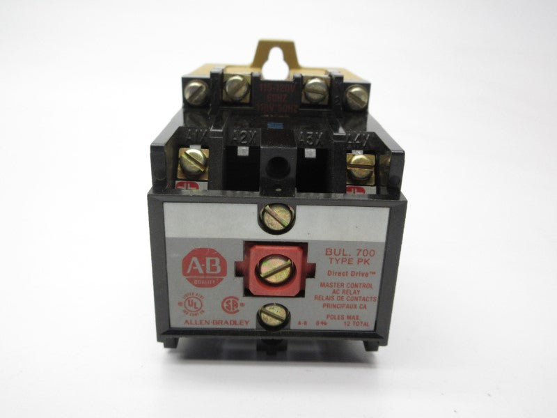 ALLEN BRADLEY 700-PK200A1 SER. B 110/115-120V (BK/WH) NSMP