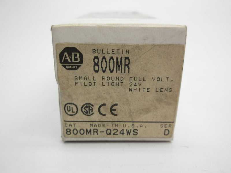 ALLEN BRADLEY 800MR-Q24WS SER. D 24V (GY/BL) NSMP