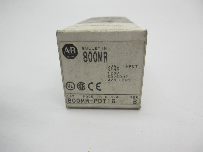 ALLEN BRADLEY 800MR-PDT16 SER. B 120V (GY/BL) NSMP