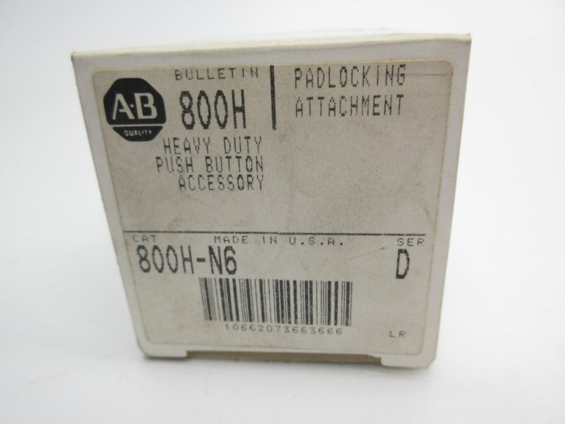 ALLEN BRADLEY 800H-N6 SER. D (GY/BL) NSMP