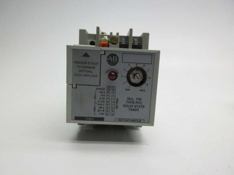 ALLEN BRADLEY 700-RTC00110U1 SER. A 110/120VAC (BR/WH) NSMP