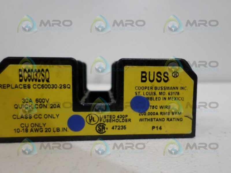 BUSS BC6032SQ FUSE BLOCK NSNP