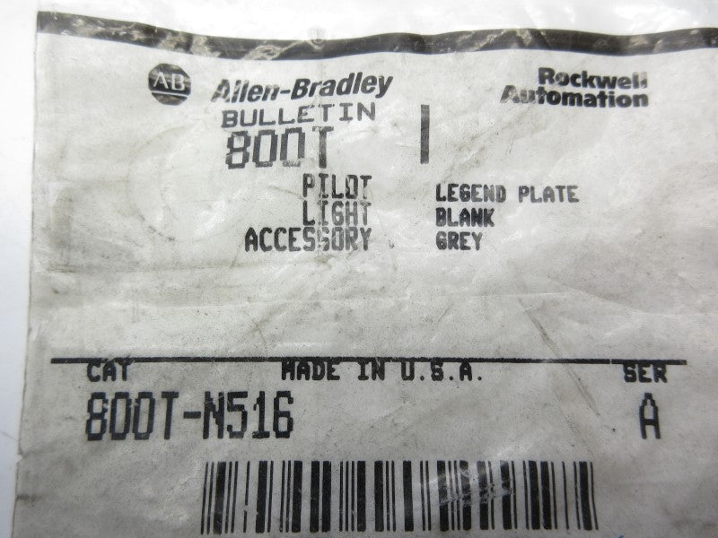 ALLEN BRADLEY 800T-N516 SER. A NSMP