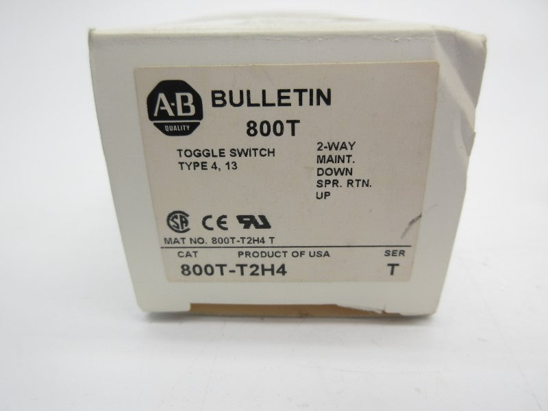 ALLEN BRADLEY 800T-T2H4 SER. T (WH) NSMP