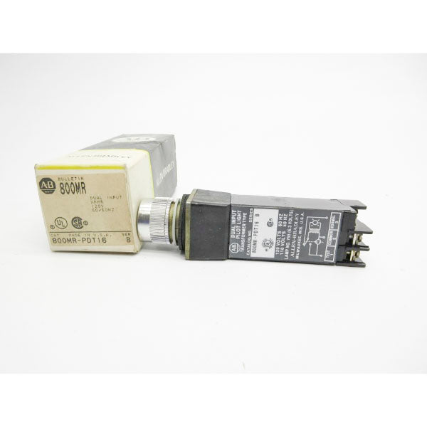 ALLEN BRADLEY 800MR-PDT16 SER. B 120V (BK/YL) NSMP