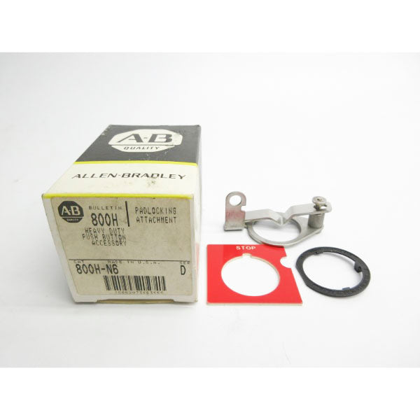 ALLEN BRADLEY 800H-N6 SER. D (BK/YL) NSMP