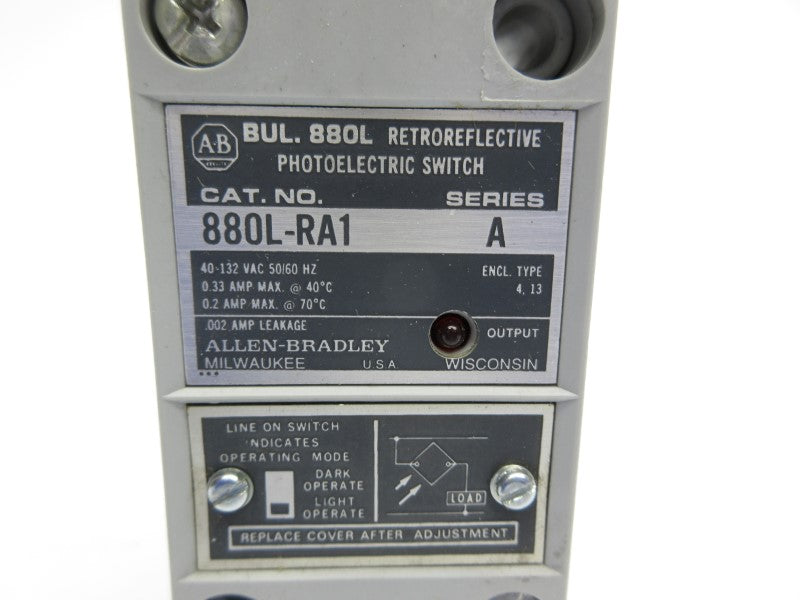 ALLEN BRADLEY 880L-RA1 SER. A 40-132VAC 0.33A NSNP