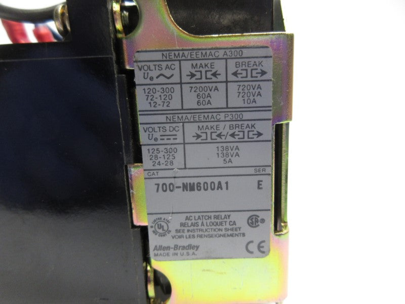 INDUSTRIAL SPARE PART 700-NM600A1 SER. E 110/120V NSNP
