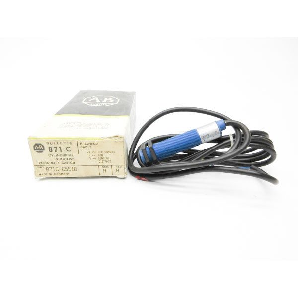 ALLEN BRADLEY 871C-C5S18 SER. A 24-250VAC (BK/YL) NSMP