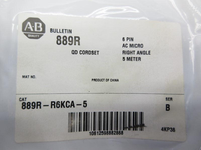 ALLEN BRADLEY 889R-R6KCA-5 SER. B NSMP