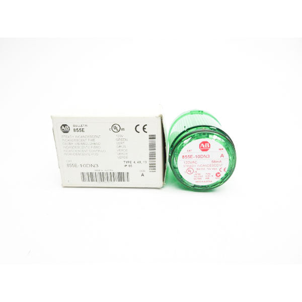 ALLEN BRADLEY 855E-10DN3 SER. A 120V (WH) NSMP